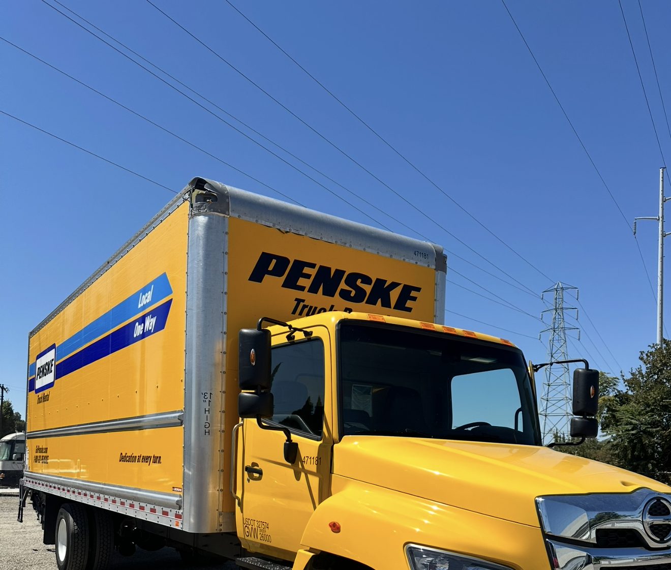 Penske box truck fleet refinish